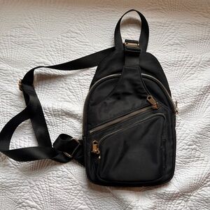 black crossbody